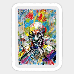 Art - Abstract Expressive Painting Sticker